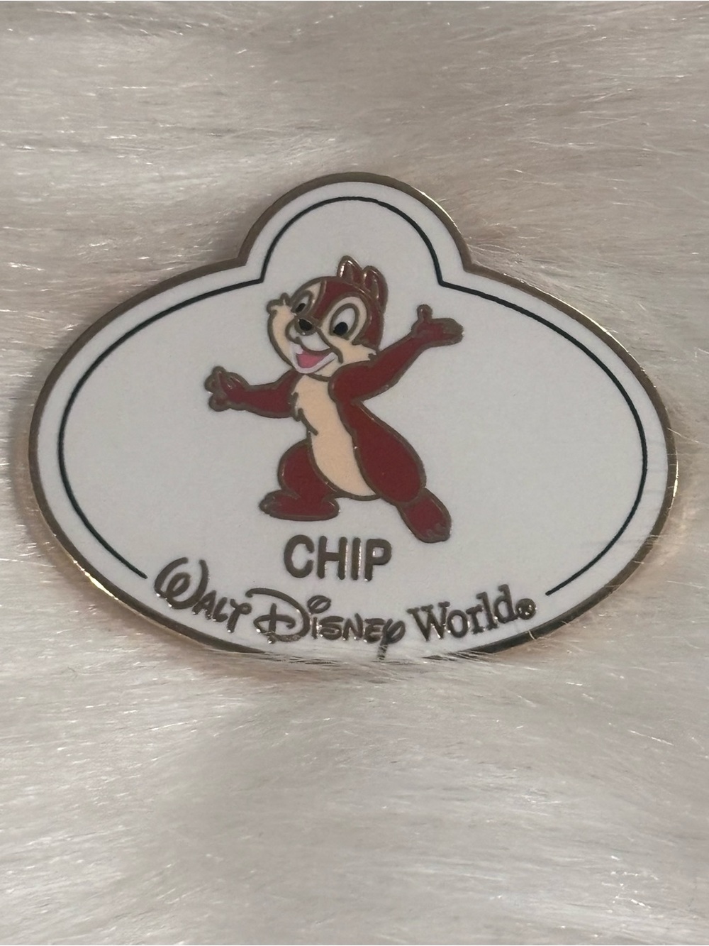 Disney Name Tag Mystery Collectible Pin - Chip pin
